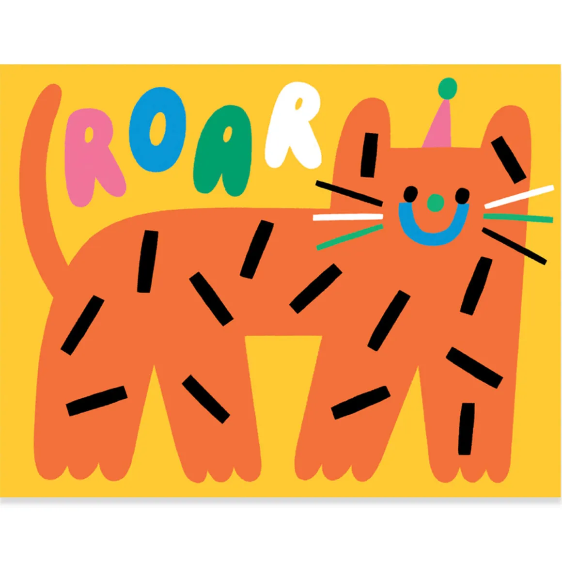 Roar Greetings Card by Susie Hammer for Wrap
