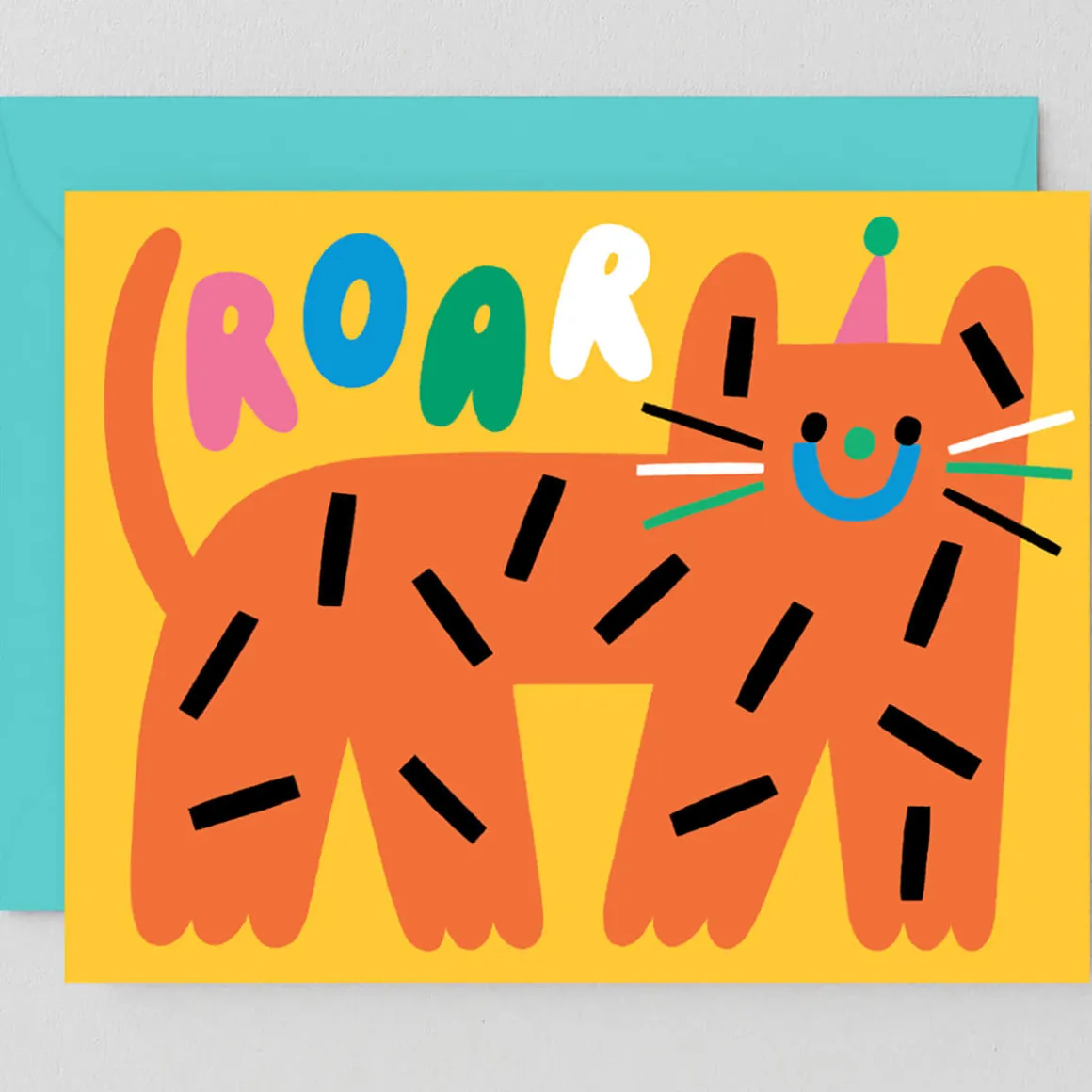 Roar Greetings Card by Susie Hammer for Wrap