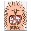 Roaring Good Birthday Greetings Card by Egg Press for 1973