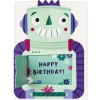 Robot Birthday Greetings Card by Stormy Knight