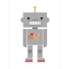 Robot Greetings Card by Dicky Bird