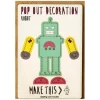 Robot Pop Out Decoration And Greetings Card by The Pop Out Card Company