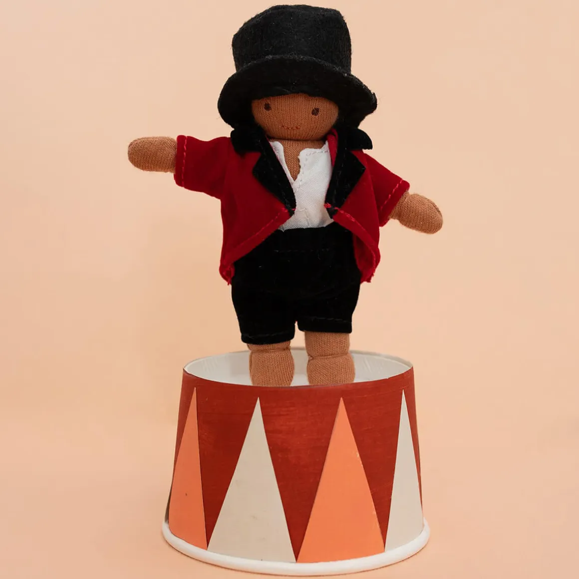 Rolando The Ringleader Holdie Folk Pocket-Sized Doll by Olli Ella