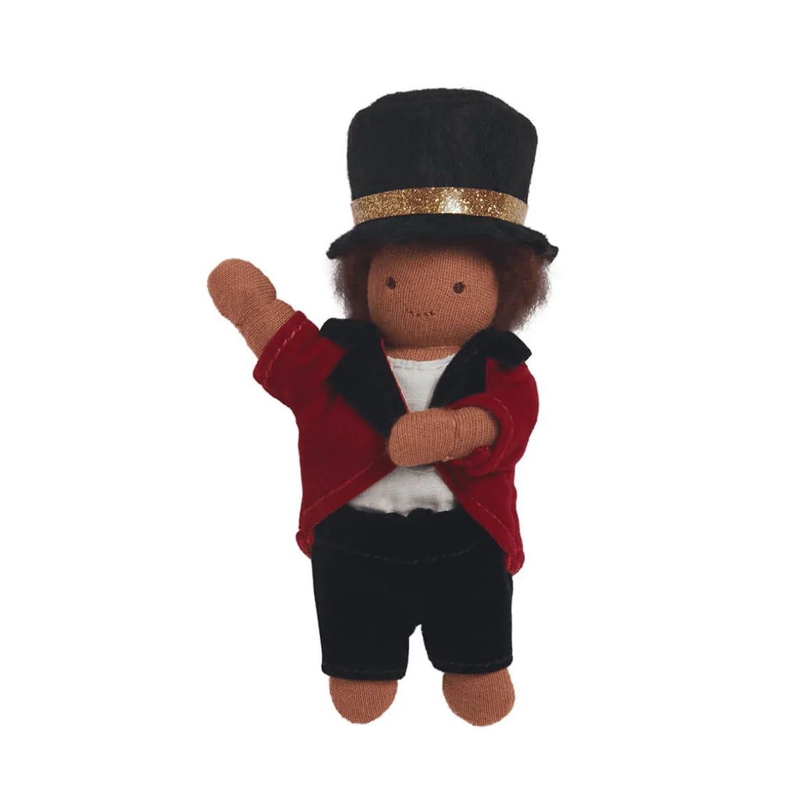 Rolando The Ringleader Holdie Folk Pocket-Sized Doll by Olli Ella
