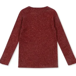 Roli Long Sleeve Top in Red Dahlia by Konges Slojd