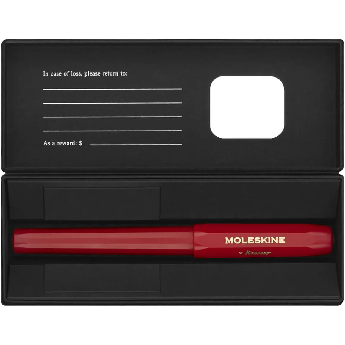 Rollerball Pen in Red by Moleskine X Kaweco