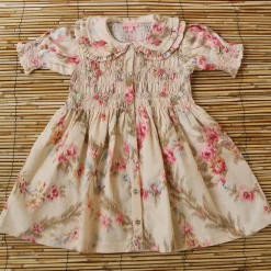 Romantic Dress in Antoinette Print by Bonjour