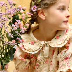 Romantic Dress in Antoinette Print by Bonjour