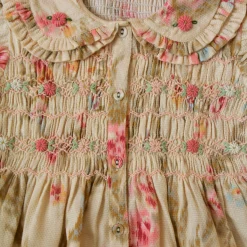 Romantic Dress in Antoinette Print by Bonjour