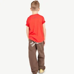 Rooster Kids T-shirt in Red by The Animals Observatory - Last One In Stock - 4 Years