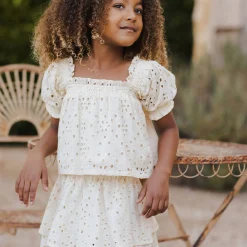Rose Mini Skirt in Natural by Rylee & Cru