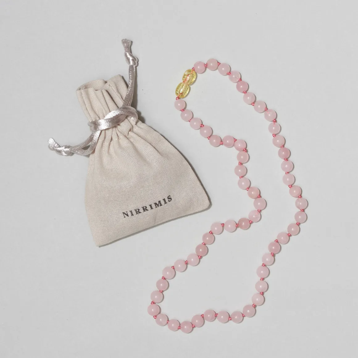 Rose Quartz Kids Necklace by Nirrimis