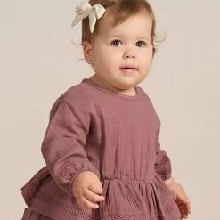 Rosie Romper in Plum by Quincy Mae