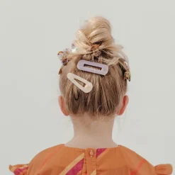 Round Hair Clip in Almond by Repose AMS