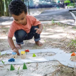 Rubber Road & Rail Set by PlanToys