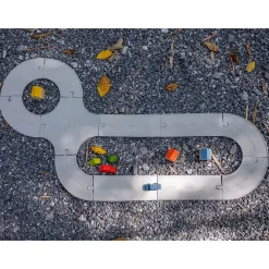 Rubber Road & Rail Set by PlanToys