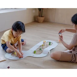 Rubber Road & Rail Set by PlanToys