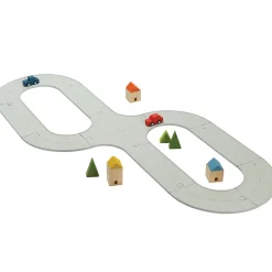 Rubber Road & Rail Set by PlanToys