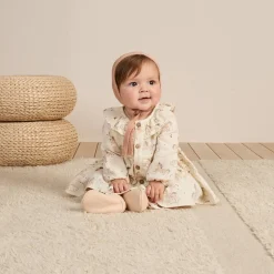 Ruffle Collar Button Dress in Unicorns by Quincy Mae