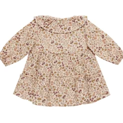 Ruffle Collar Button Dress in Posy by Quincy Mae