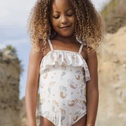 Ruffle One Piece in Mermaids by Rylee & Cru