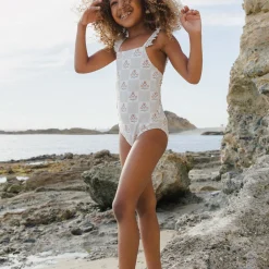 Ruffle One Piece in Mermaids by Rylee & Cru