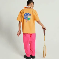 Rygybay Kid's Trousers in Fluo Geranium by American Vintage
