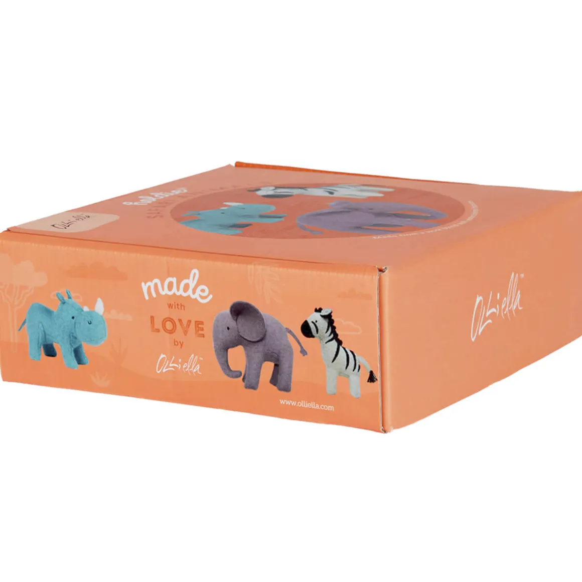 Safari Animals Holdie Folk Set by Olli Ella