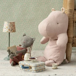 Safari Friends Hippo (Medium) in Light Rose by Maileg