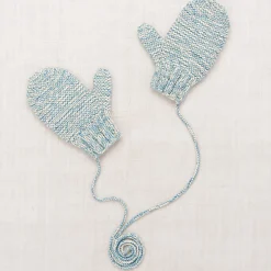 Safe Harbour Mittens in Yonder And String Marl by Misha & Puff