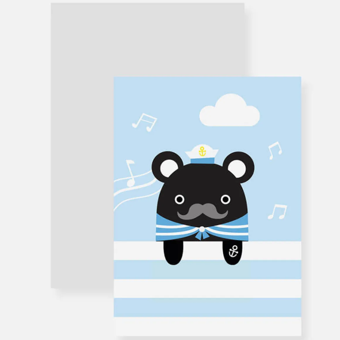 Sailor Melody Bookmark Greetings Card by NooDoll