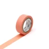 Salmon Pink 15mm 1P Basic Washi Tape by MT Japan
