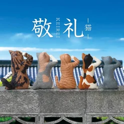 Salute Cat Blind Box by Yell Japan