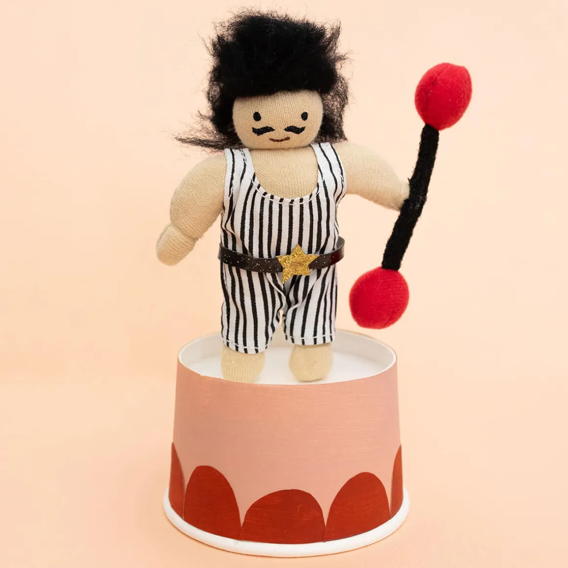 Samson The Strongman Holdie Folk Pocket-Sized Doll by Olli Ella