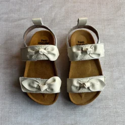 Sandy Velcro Sandals in Milk by PèPè