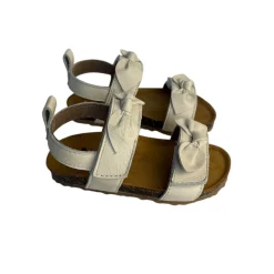 Sandy Velcro Sandals in Milk by PèPè