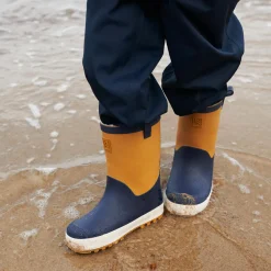 Sasha Thermo Rainboots in Classic Navy Multi Mix by Liewood