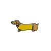 Sausage Dog Enamel Pin Badge by The Pop Out Card Company