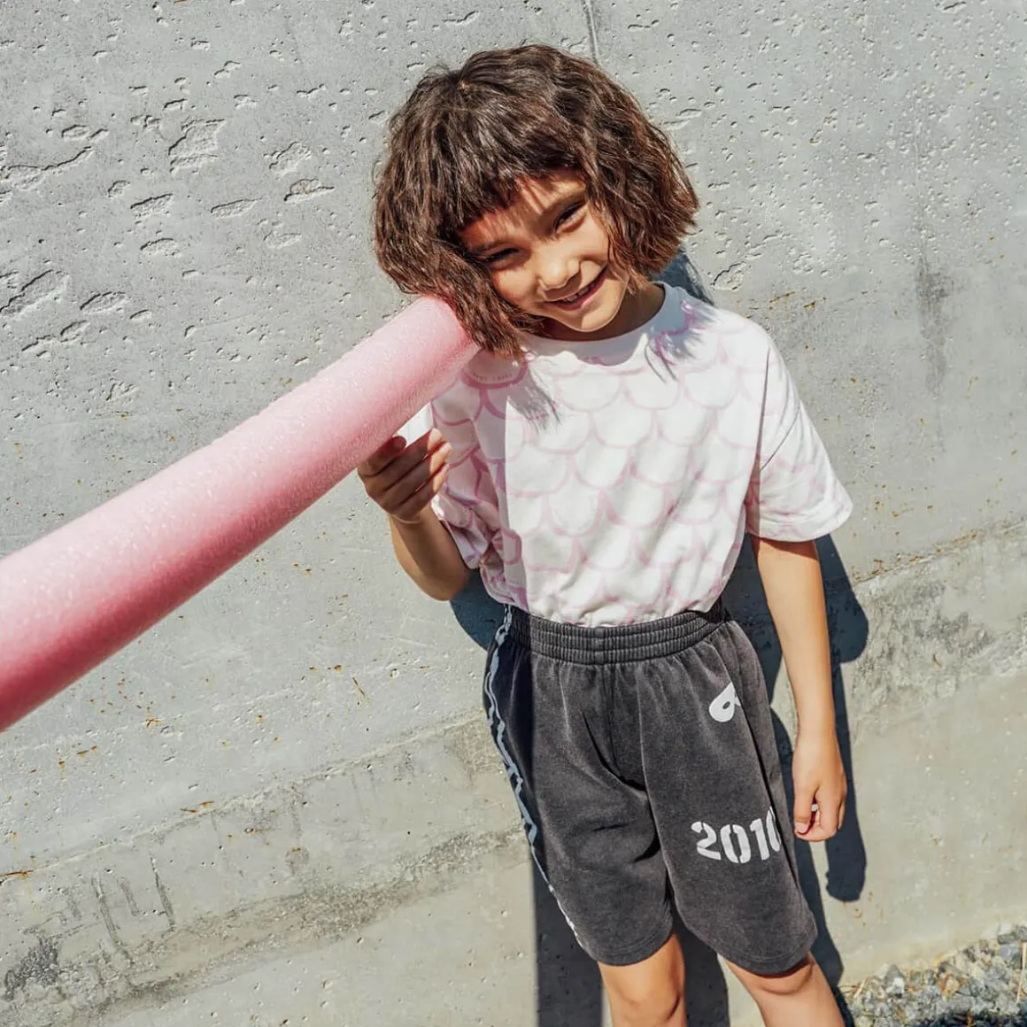Scales Oversized T Shirt in Pink Lavender by Beau Loves