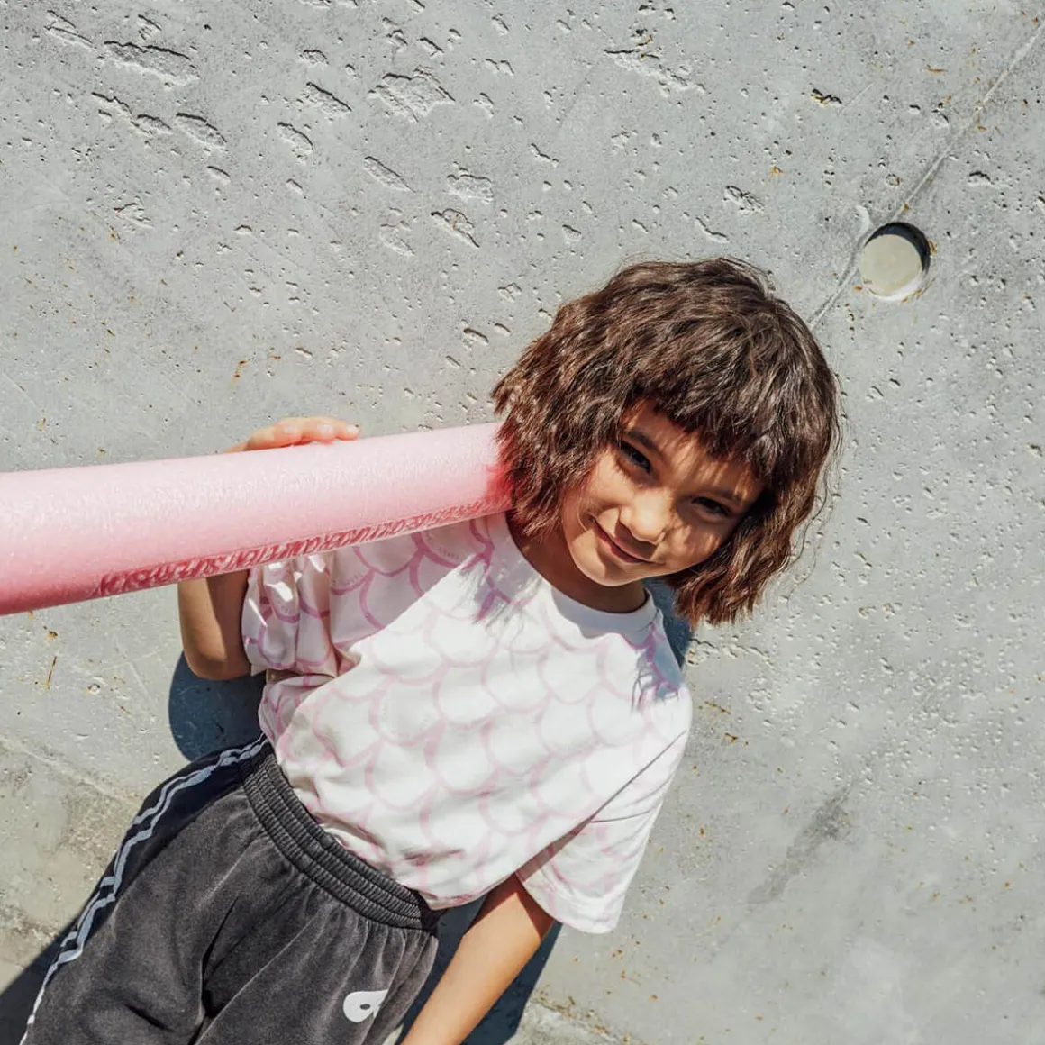 Scales Oversized T Shirt in Pink Lavender by Beau Loves