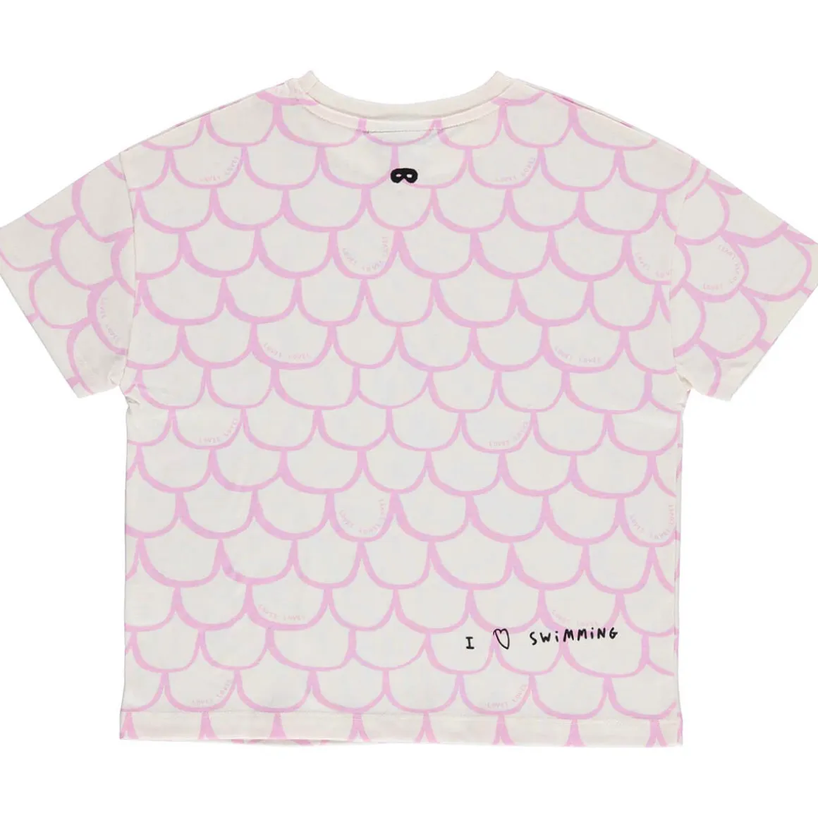 Scales Oversized T Shirt in Pink Lavender by Beau Loves