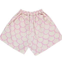 Scales Pleated Shorts in Pink Lavender by Beau Loves