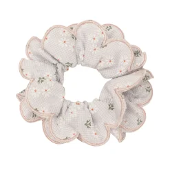 Scalloped Floral Scrunchie by Mimi & Lula