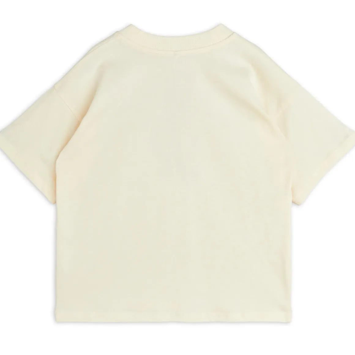 Scarf Print T Shirt in Off White by Mini Rodini