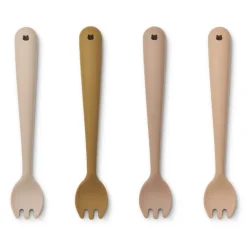 Scott Feeding Forks in Rose Multi Mix by Liewood (4 Pack)