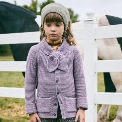 Scout Cardigan in Periwinkle by Misha & Puff