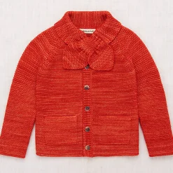 Scout Cardigan in Red Flame by Misha & Puff