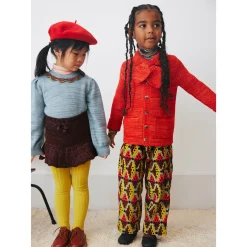 Scout Cardigan in Red Flame by Misha & Puff