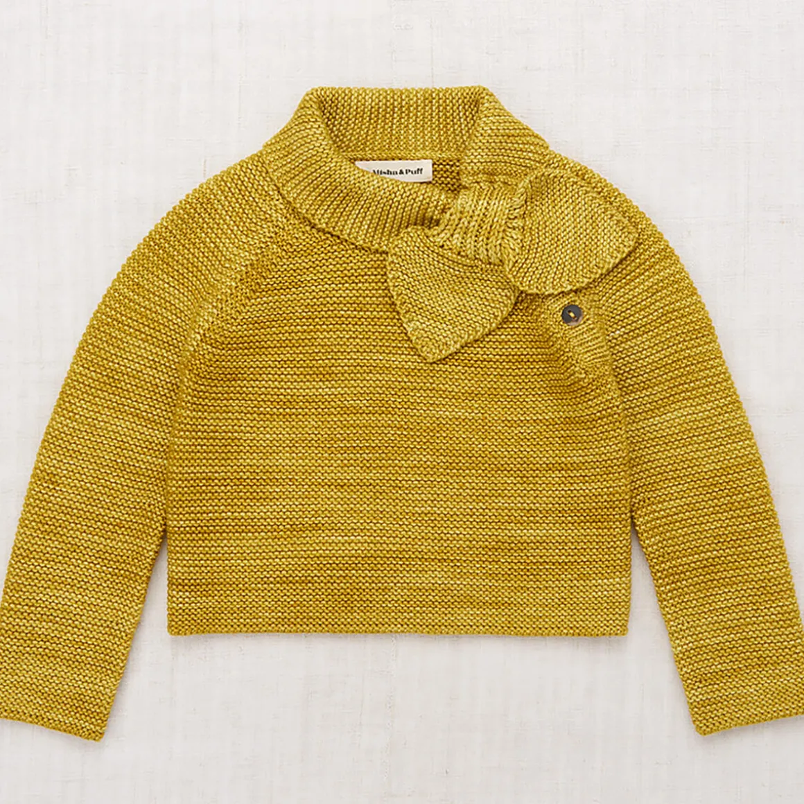 Scout Pullover in Citron by Misha & Puff
