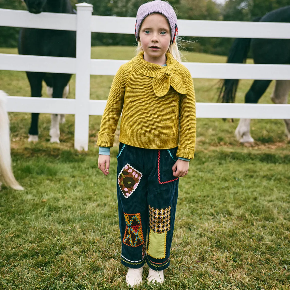 Scout Pullover in Citron by Misha & Puff